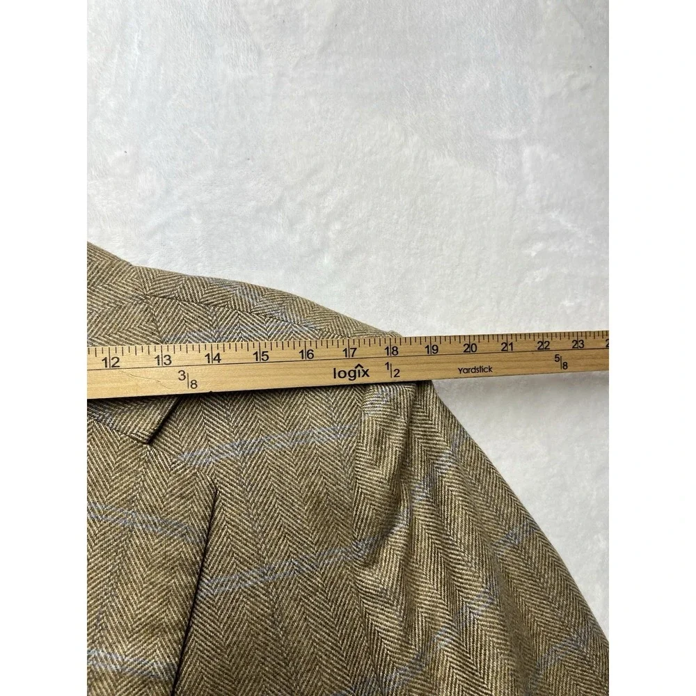 Loro Piana Cashmere Blazer Lord's Tailor Men's 38R Windowpane Plaid